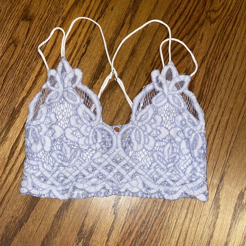 Free People Bralette Light Blue
